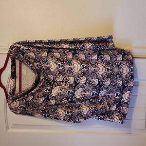 J. Jill drop neck blouse